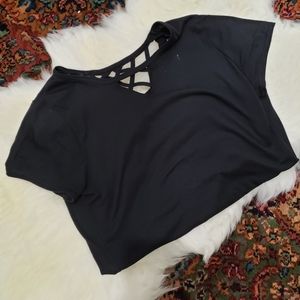 Reebok Workout Tee with Lattice Back